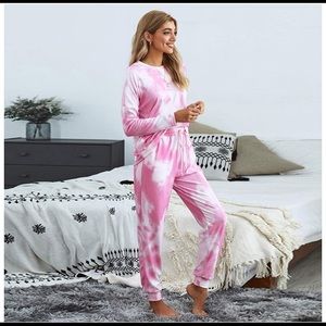 Tie Dye Sweatsuit Long sleeve Pull over